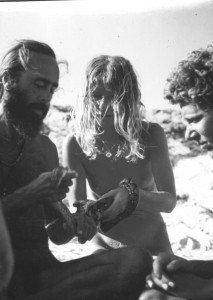 Anna mit Rainer auf Mykonos